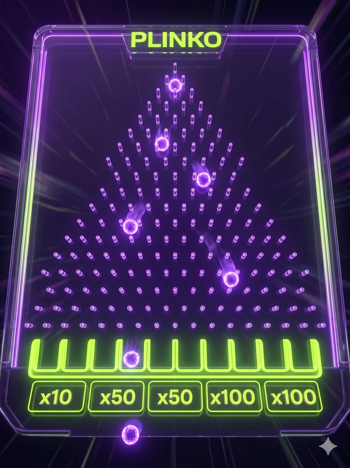 Превʼю гри Plinko — аркада з кульками